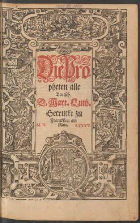 Die Propheten alle Teutsch.