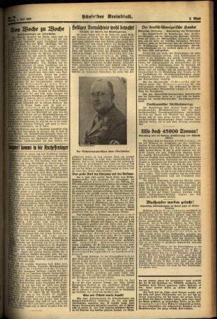 Zweite Ausgabe vom Montag, den 04. Juli 1938.