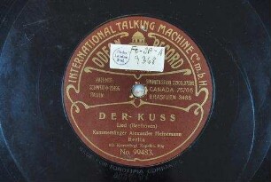 Der Kuss : Lied / (Beethoven)