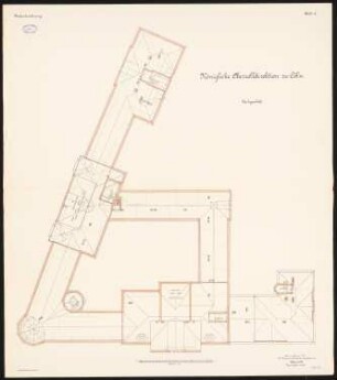 Oberzolldirektion, Köln: Grundriss DG 1:100