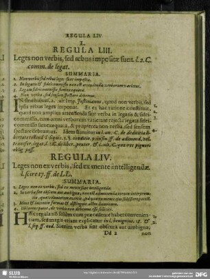Regula LIII. Leges non verbis, sed nebus impositae sunt
