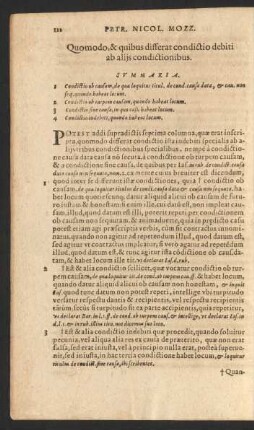 Quomodo, & quibus differat condictio debiti ab aliis condictionibus.