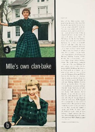 Modeaufnahme, Tearsheet (Mademoiselle)