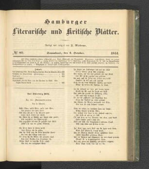 No. 80. 4. Oktober 1851