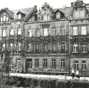 Colditz, Nikolaistraße 4. Wohnhaus (um 1900). Straßenansicht
