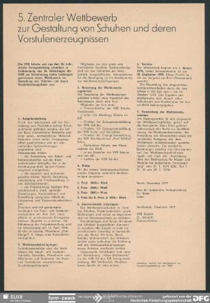 Einleger: Wettbewerbsaufrufe