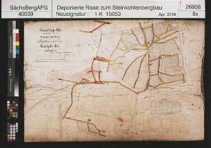 Fritzsche, Johanne Christliebe, Steinkohlenwerk, Bockwa, Baue auf dem Neukohlenflöz im Rudelgassenfeld (mit Nachbringungen)
