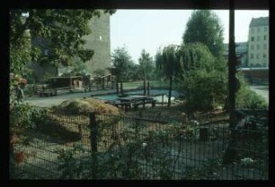 Diapositiv: Bethaniendamm, Adalbertstraße, Oktober 1991