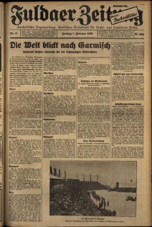 Ausgabe vom Freitag, den 07. Februar 1936.