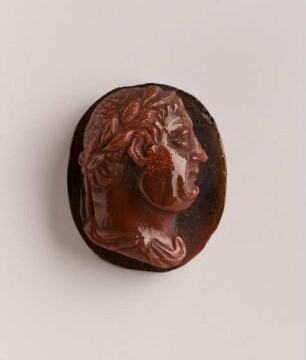 Kameo mit römischem Kaiser (Vitellius?), 17. Jh.