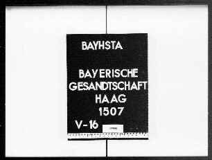 Briefe an die bayerische Gesandtschaft von de Lalande