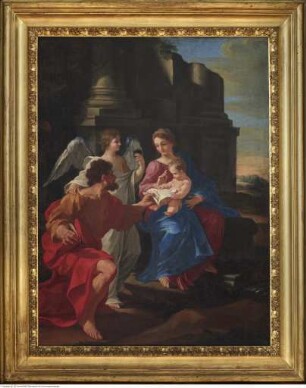 Maria mit dem Christuskind und dem Evangelist Mattheus