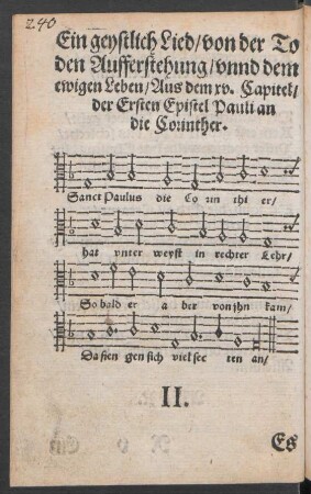 Ein geystlich Lied/ von der Toden Aufferstehung ...