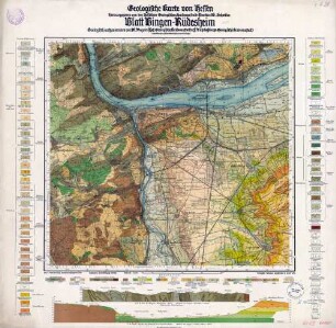[6013] Bingen-Rüdesheim, Geologische Karte von Hessen