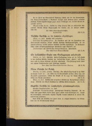 Englische Vorstöße bei Lombartzyde zusammengebrochen.
