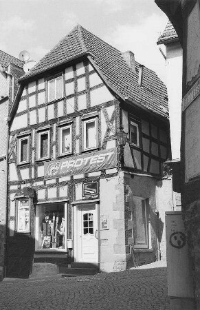 Wohnhaus, Fachwerk; Gelnhausen, Röther Gasse 4