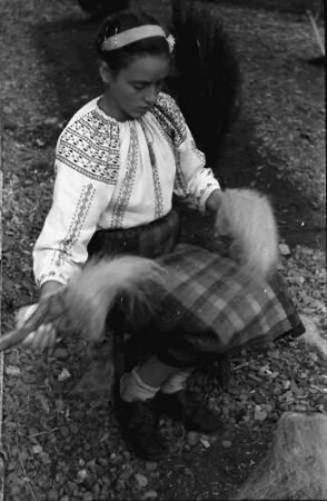 Chisinau: Mädchen in Tracht