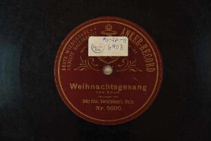 Weihnachtsgesang / von Adam