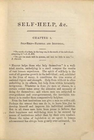 Self-help : with illustrations of character and conduct