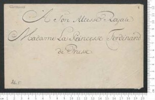 Brief von ... Neale  an Marie-Anne Chamisso 