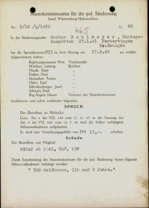 Pohlmeyer, Gustav
