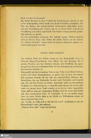 Etwas Über Frauen