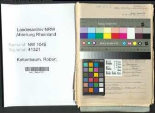 Entnazifizierung Robert Kettenbaum , geb. 23.05.1905 (Kontrukteur)