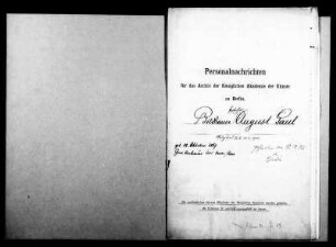 Gaul, August Georg - Bildhauer 1904 - Januar - 15