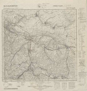 5028 (alte Nr.: 2929) Eisenach (Ost), Topographische Karte 1:25000 (4cm - Karte)