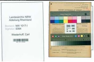 Entnazifizierung Carl Westerhoff , geb. 07.07.1871 ()