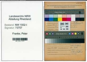 Entnazifizierung Peter Franke , geb. 23.05.1896 (Arbeiter)