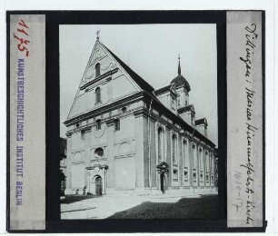 Dillingen, Jesuitenkirche (Studienkirche) Mariä Himmelfahrt : Außenansicht