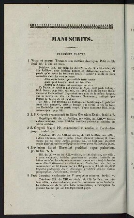 392-425, Manuscrits