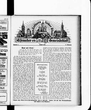 Eisenacher evangelisches Gemeindeblatt : August 1932