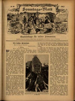 Ausgabe vom Sonntag, den 21. April 1912.