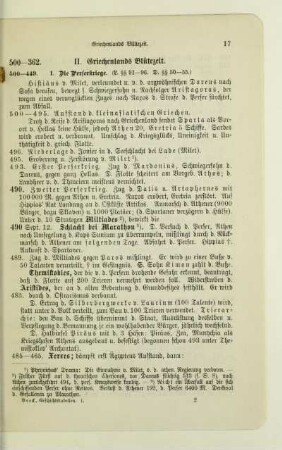II. Griechenlands Blütezeit. 500-362