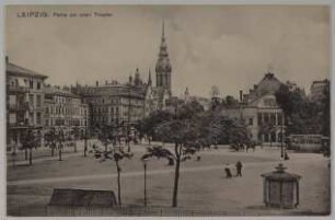 Leipzig. Partie am alten Theater