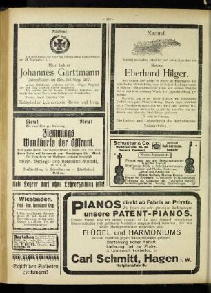 Nachruf : [Johannes Garttmann]