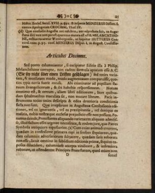 25-38, Articulus Decimus. - Articulus Decimus quartus.