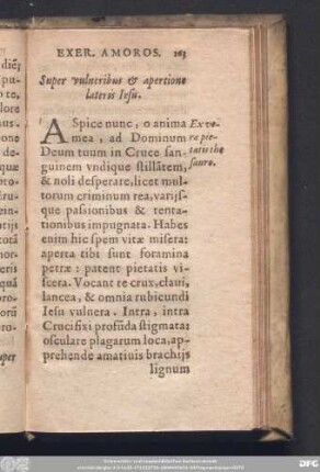 Super vulneribus & apertione lateris Iesu.