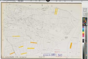 Zeppenfeld (Neunkirchen), Wiederstein (Neunkirchen), Zusammenlegung Zeppenfeld-Wiederstein, Bl. 6 Zuteilungskarte Zeppenfeld Flur 8