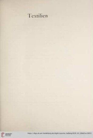 Textilien (Nr. 207-241)