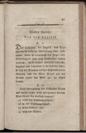 Fünftes Kapitel. Von dem Angriff.