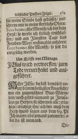 Um Eilffe vor Mittage