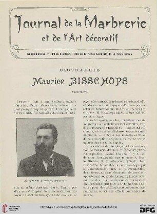 5: Biographie, [2] : Maurice Bisschops