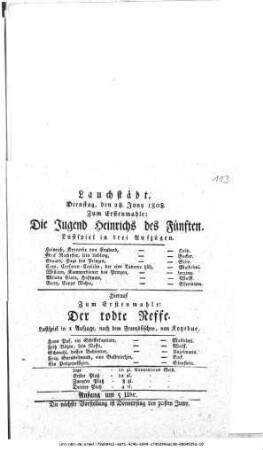 Die Jugend Heinrichs des Fünften