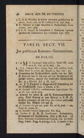 46-76, Pars II. Sect. VII.