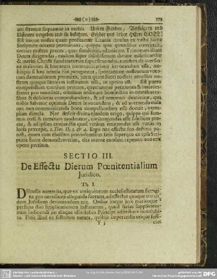 Sectio III. De Effectu Dierum Poenitentialium