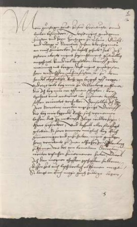 Brief an den Hofmeister und Kanzler Herzogs Johann von Kleve, 31.1.1534
