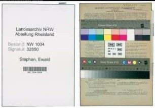 Entnazifizierung Ewald Stephan , geb. 03.01.1902 (Schlosser)